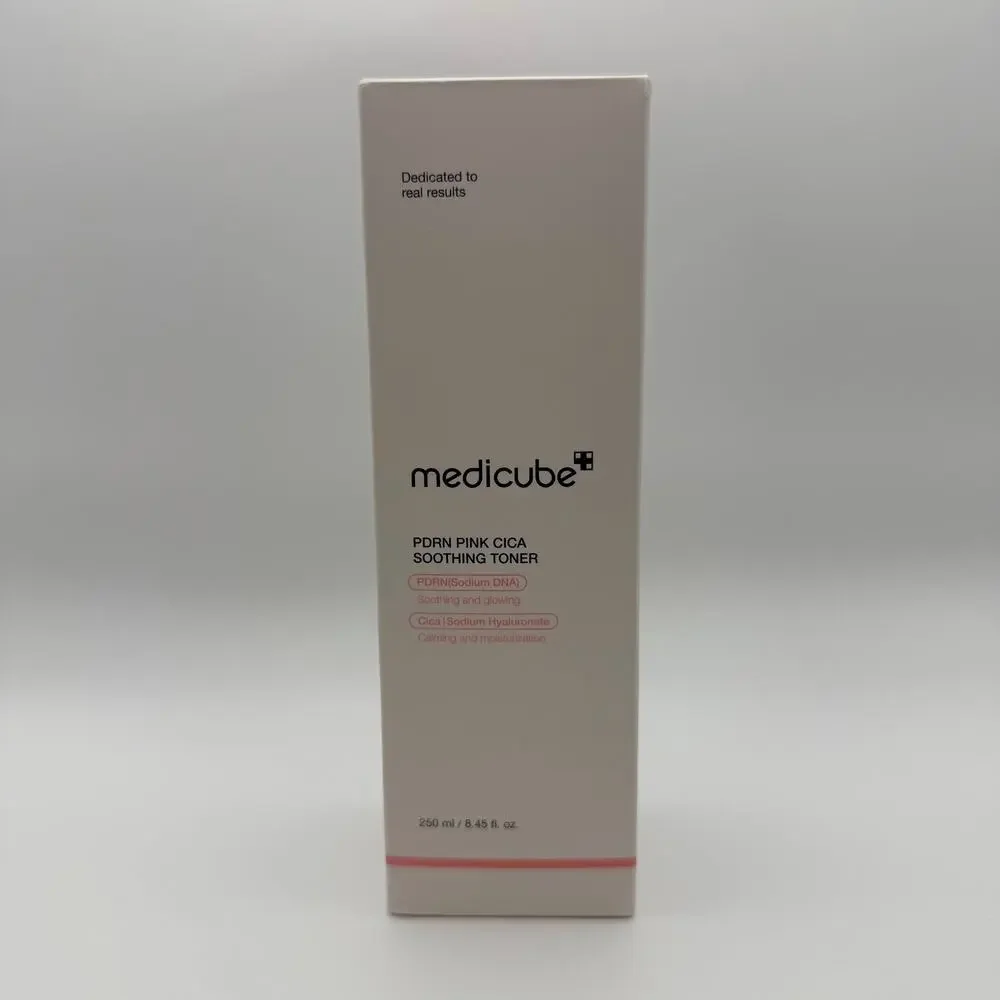 Medicube PDRN Pink Cica Soothing Toner 250mL / 8.45 oz NIB